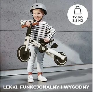 Kinderkraft Rowerek tr&oacute;jkołowy 4TRIKE SILVER GREY