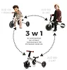 Kinderkraft Rowerek tr&oacute;jkołowy 4TRIKE SILVER GREY