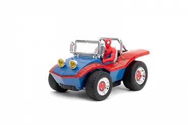 JADA TOYS Pojazd RC Spider Man RC Buggy 1/24 z figurką