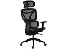 Fotel biurowy ergonomiczny Levano System Control Series Czarny 130 kg