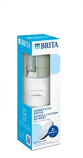 Brita Butelka filtrująca Vital + 2 MicroDisc pastelowa zieleń