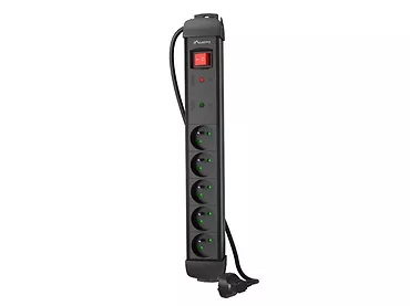 Lanberg Listwa zasilająca 5.0m 5x230 cz SP1-05E-0500-BK