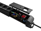 Lanberg Listwa zasilająca 5.0m 5x230 cz SP1-05E-0500-BK