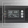 Qoltec Zasilacz awaryjny UPS do RACK | 3kVA | 3000W | Power Factor 1.0 |LCD | On-line