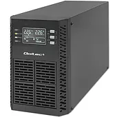 Qoltec Zasilacz awaryjny UPS 1kVA | 1000W | Power Factor 1.0 | LCD | EPO| USB | On-line