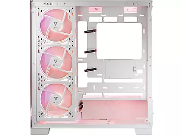 Obudowa komputerowa Modecom Volcano Space Apex ARGB ATX MIDI Tower Wentylator 4x 140mm Biała