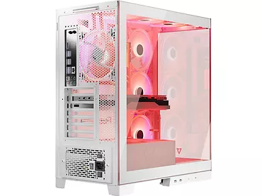 Obudowa komputerowa Modecom Volcano Space Apex ARGB ATX MIDI Tower Wentylator 4x 140mm Biała