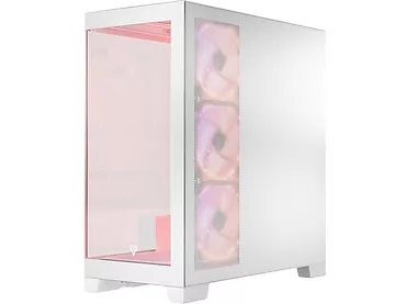 Obudowa komputerowa Modecom Volcano Space Apex ARGB ATX MIDI Tower Wentylator 4x 140mm Biała