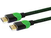 Kabel HDMI 2.0 SAVIO GCL-03 4K Gaming Xbox 1,8 m Oplot zielony