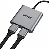 Unitek Adapter USB-C - 2x HDMI 2.0;  4K MST; M/F