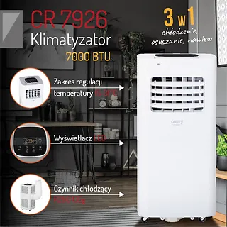 Camry Klimatyzator 7000 BTU CR 7926