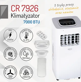 Camry Klimatyzator 7000 BTU CR 7926