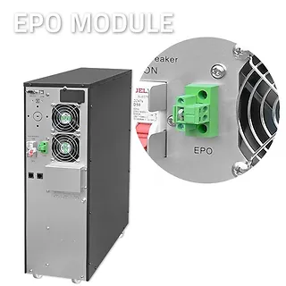 Qoltec Zasilacz awaryjny UPS 10kVA | 10000W | Power Factor 1.0 | LCD |  EPO | USB | On-line