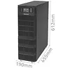Qoltec Zasilacz awaryjny UPS 10kVA | 10000W | Power Factor 1.0 | LCD |  EPO | USB | On-line