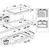 Whirlpool Płyta gazowa szklana AKWL728NB