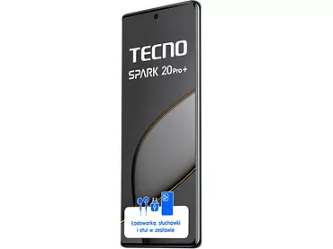 Smartfon TECNO Spark 20 Pro+ 8/256GB Czarny