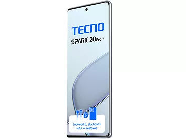 Smartfon TECNO Spark 20 Pro+ 8/256GB Biały