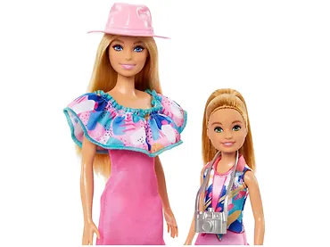 Mattel Zestaw lalek Barbie i Stacie z pieskami