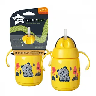 Tm Toys TOMMEE TIPPEE Kubek z obciążoną słomką 300 ml żółty