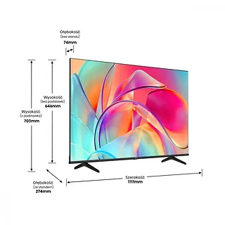 Hisense Telewizor QLED 50 cali 50E7KQ