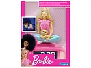 LEXIBOOK Budzik Barbie z lampką nocną 3D i specjalnymi dzwonkami