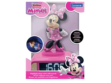 LEXIBOOK Budzik Myszka Minnie z efektami specjalnymi