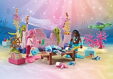 Playmobil Zestaw figurek Princess Magic 71499 Podwodna opieka nad zwierzętami morskimi