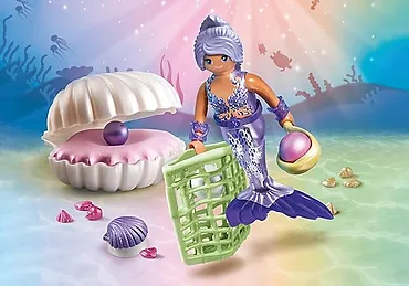 Playmobil Zestaw figurek Princess Magic 71502 Syrenka z perłową muszelką