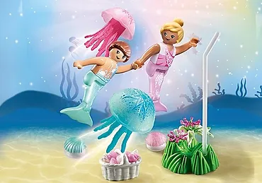 Playmobil Zestaw figurek Princess Magic 71504 Małe syrenki z meduzą