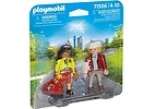 Playmobil Zestaw figurek Duo Pack 71506 Sanitariusz z pacjentem