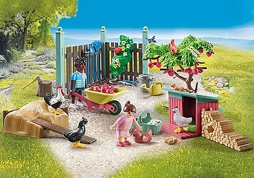 Playmobil Zestaw figurek My Life 71510 Mała kurza ferma w ogródku Tiny House