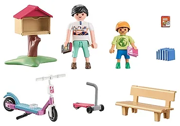 Playmobil Zestaw figurek My Life 71511 Wymiana książek