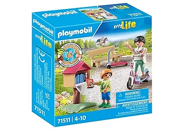 Playmobil Zestaw figurek My Life 71511 Wymiana książek