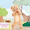 Zapf Baby Born Strój niedźwiedzia śpioszki z kapturem