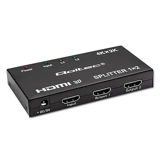 Qoltec Aktywny rozdzielacz Splitter 2 x HDMI 4K x 2K | 3.4Gb/s