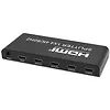 Qoltec Aktywny rozdzielacz Splitter 4 x HDMI 4K x 2K | 6Gb/s | 60Hz