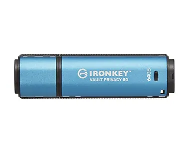 Kingston Pendrive 64GB IronKey Vault Privacy 50 FIPS197 AES-256