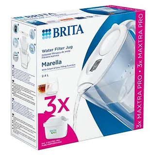 Brita Dzbanek filtrujący 2,4l Marella+3 wkłady PRO Pure Performance biały