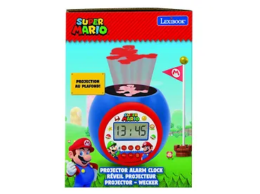 Lexibook Super Mario Budzik - Zegar z projektorem dla dzieci RL977NI