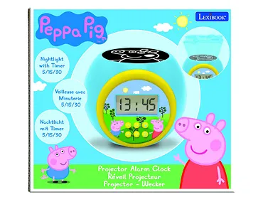 Budzik Lexibook Peppa Pig z projektorem