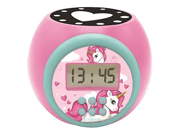 Budzik Lexibook Jednorożec z projektorem