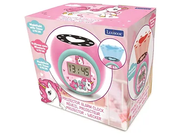 Budzik Lexibook Jednorożec z projektorem