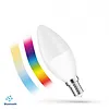 SPECTRUM SMART Żar&oacute;wka EASY SMART Bluetooth Mesh świecowa E14 4,9W RGBW+CCT+DIM
