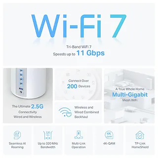 TP-LINK Router Deco BE65(3-pack) System WiFi 7