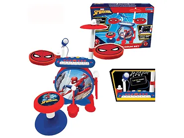 Elektroniczny zestaw perkusyjny Lexibook dla dzieci Spider-Man