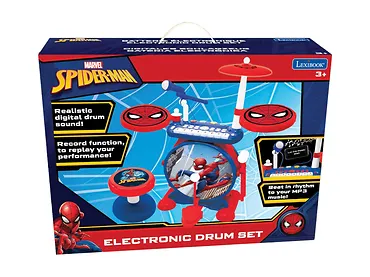 Elektroniczny zestaw perkusyjny Lexibook dla dzieci Spider-Man