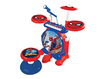 Elektroniczny zestaw perkusyjny Lexibook dla dzieci Spider-Man