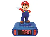LEXIBOOK Budzik Super Mario RL800NI z lampką nocną 3D i specjalnymi dzwonkami