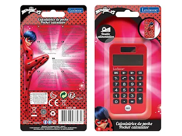 Lexibook Kalkulator kieszonkowy Biedronka i Czarny Kot