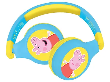 Lexibook Świnka Peppa Słuchawki Nauszne Bezprzewodowe